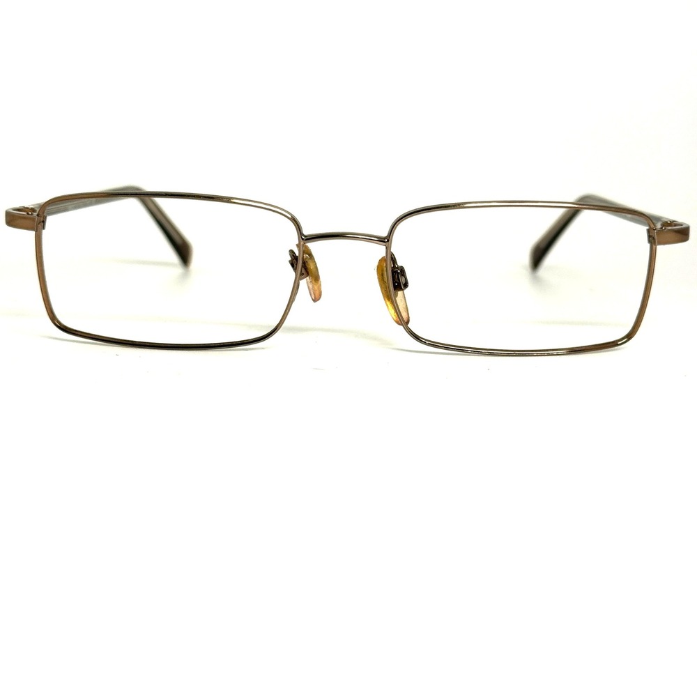Donna Karan Eyeglasses Frame Brown Rectangle DAP2121AA 135 RC004 Made in Italy
